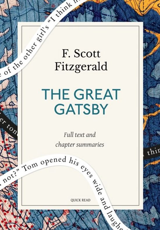 The Great Gatsby: A Quick Read edition - cover