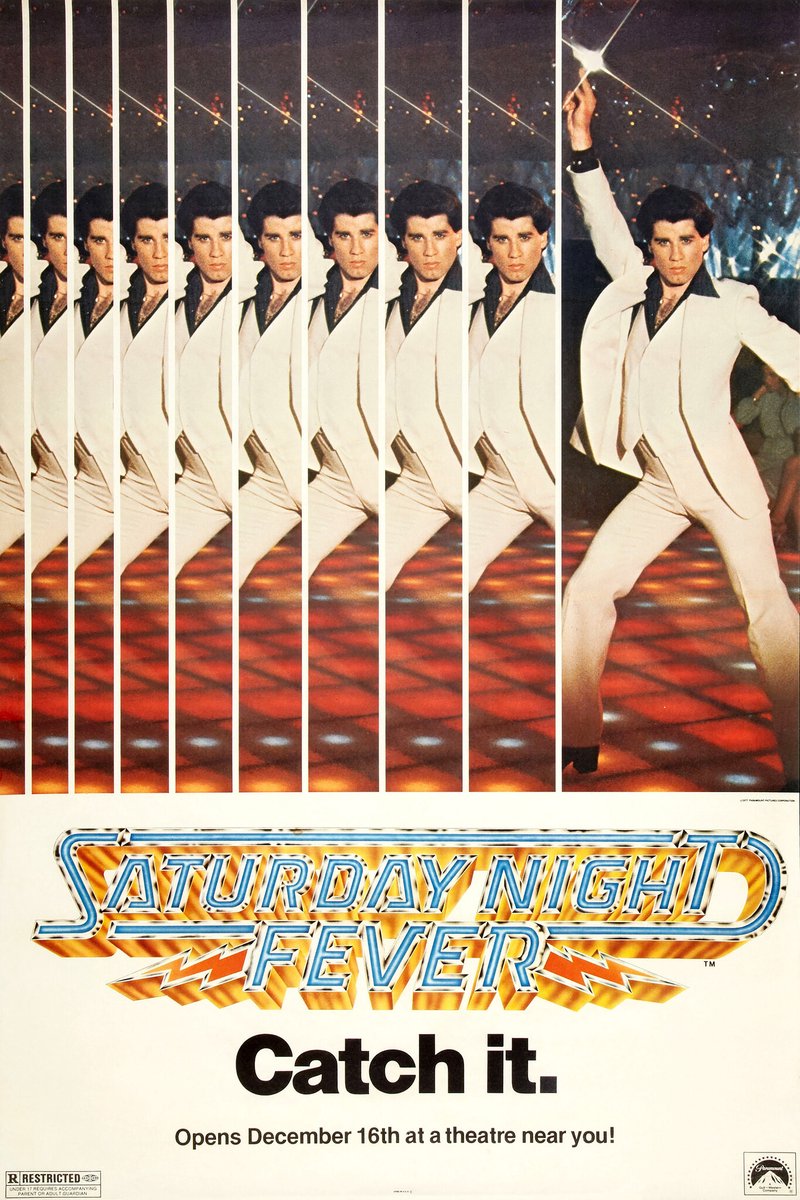 karo-art Poster- Saterday Night Fever,1977, Originele Filmposter, Premium Print, Professioneel Fotopapier Multikleur