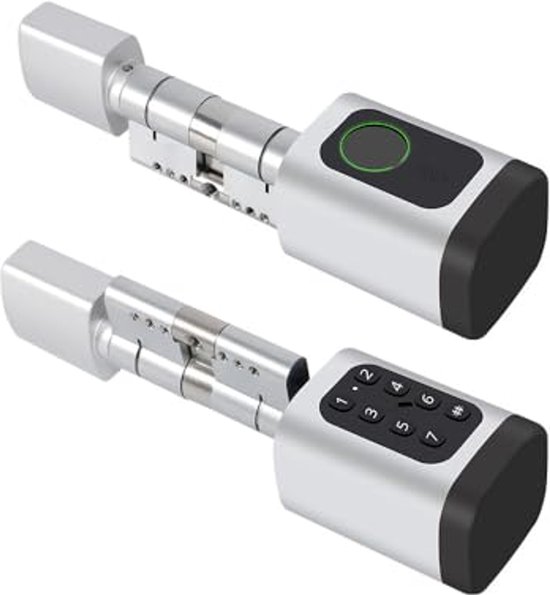 Bluetooth slim deurslot 45-90mm – vingerafdruk en toetsenbord