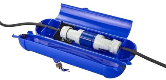 CEE Verloopkabel | Goobay | 1.5 Meter  16A, 230V, IP44, CEE Naar 1x CEE-koppeling En 2x Veiligheidskoppeling 76231 I40380 T2252278