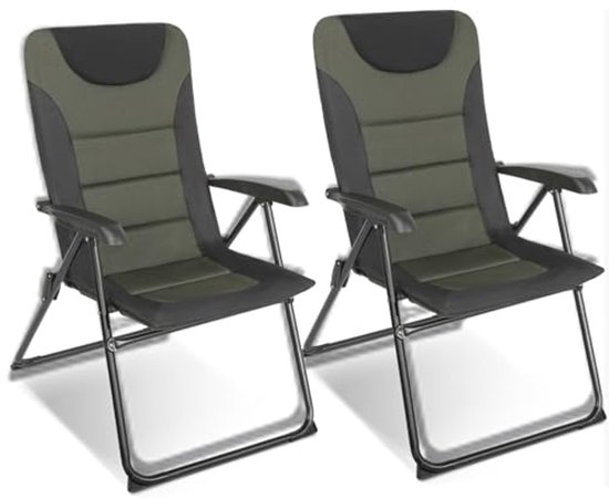 COSTWAY Opvouwbare campingstoel, set van 2, klapstoel met linnen zitting en bamboeframe, vouwstoel tot 150 kg belastbaar, incl. draagtas, voor camping, buiten en binnen