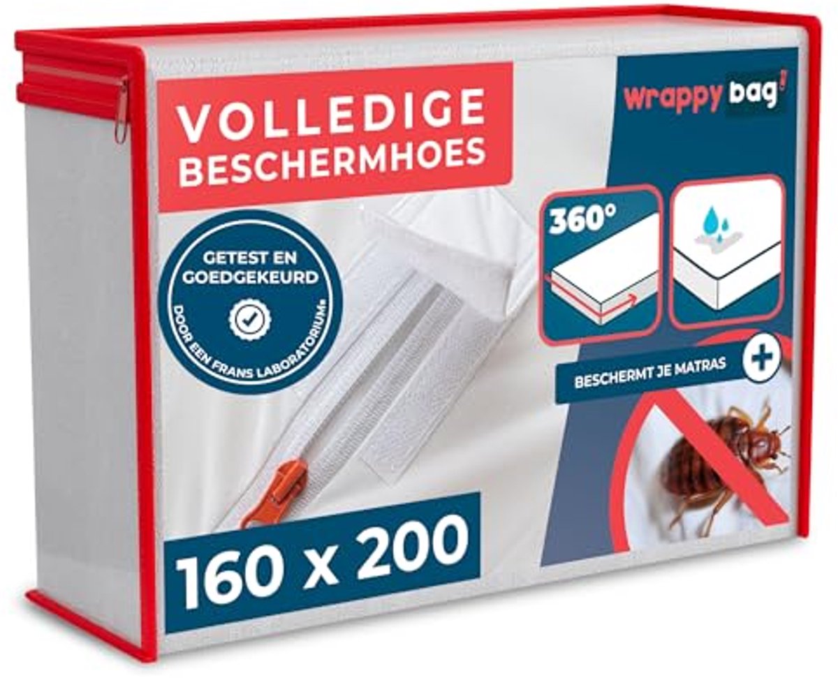 Waterdichte Matrasbeschermer - Antiallergische en Mijtafwerende Dekbedhoes - Chemievrij en Comfortabel - OEKO-TEX 100 Gecertificeerd - Verkrijgbaar in Diverse Maten