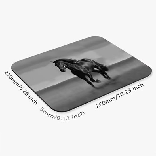 Gaming muismat Antislip 260 x 210 mm - Verbeterde snelheid en precisie met stijlvol ontwerp — afbeelding 2
