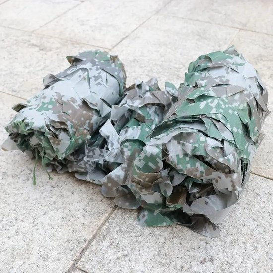 Camouflagenet schaduwnet leger camouflagenet afdekking auto tent jacht jaloezieën net optionele grootte lange afdekking verborgen net camouflagenet 1,5 x 6 m