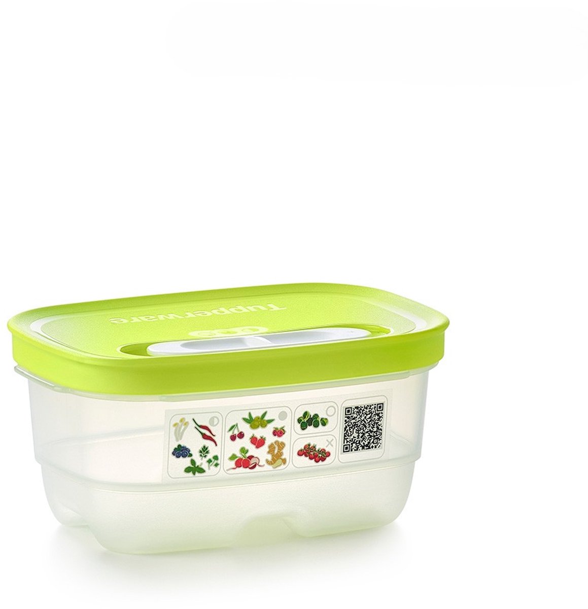 Tupperware FridgeSmart Vershouddoos 0,375 L – Slim ventilatiesysteem & instelbare klimaatregelaar – bewaart groente & fruit langer knapperig