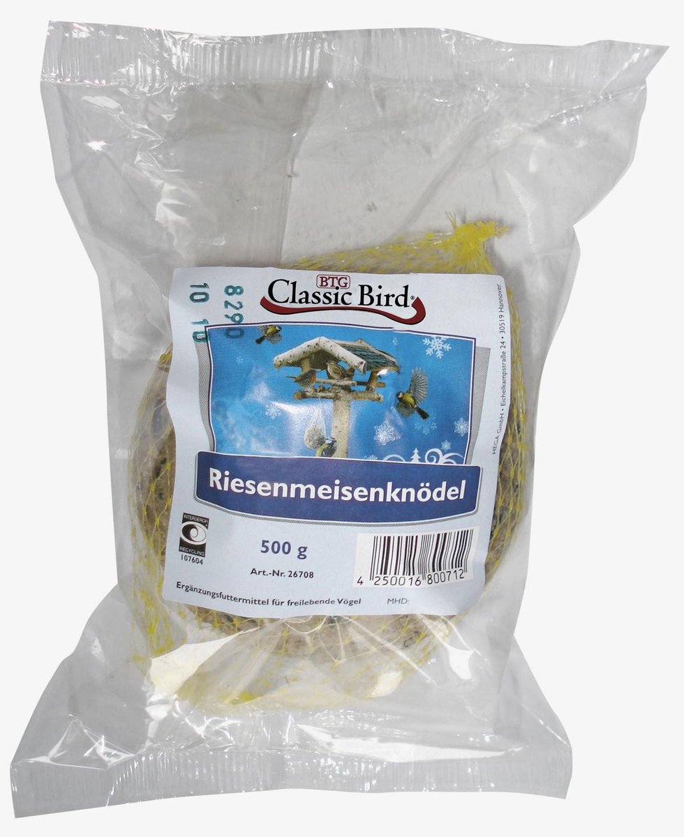 Klassieke Vogel Reuze Knoedels - 12x500g