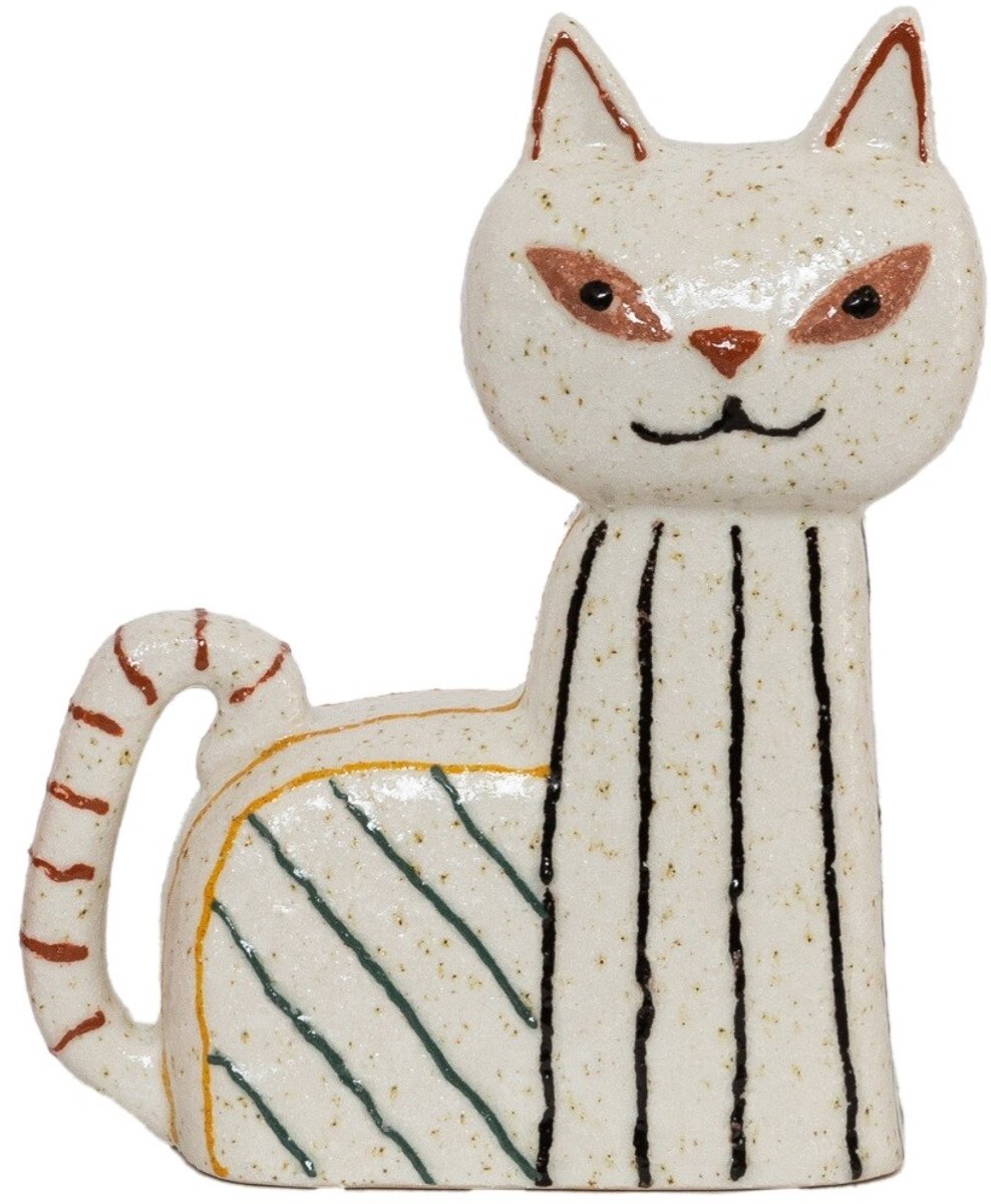 Aardewerk ornament kat Neko