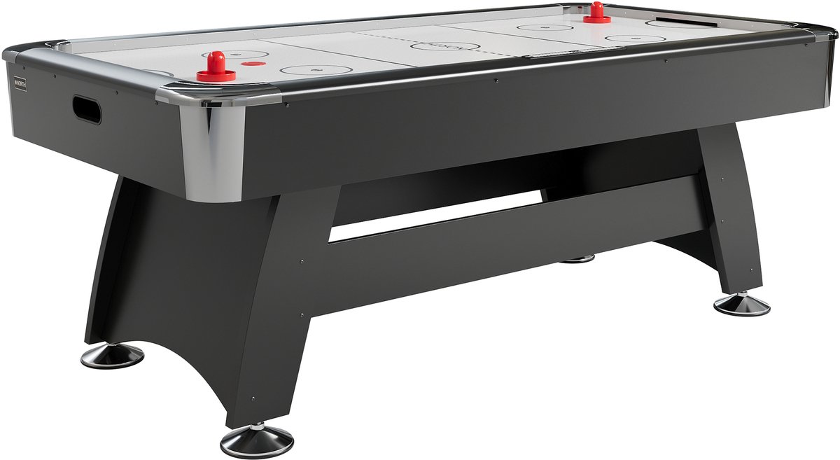 NORTH Storm Airhockeytafel Zwart/Wit 7FT