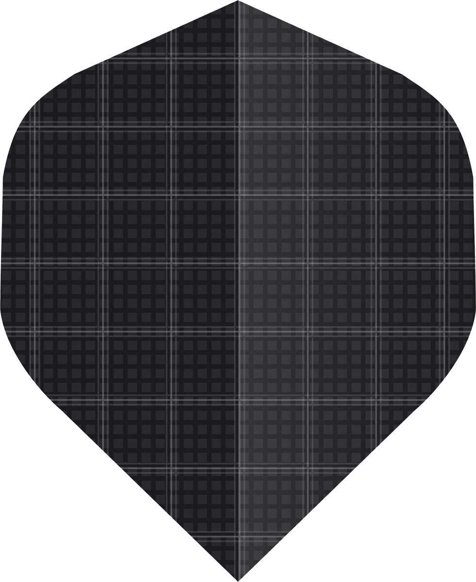 DLDarts - Nylon Flights - 100 micron - Zwart