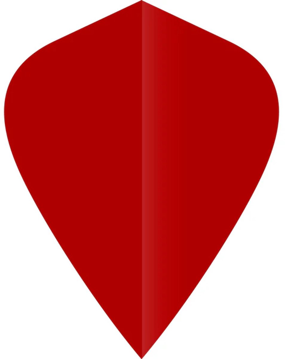 DLDarts - Kite Flights - 75 micron - 1 Set - Rood