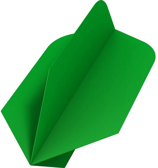 DLDarts - Slim Flights - 75 micron - 1 Set - Fluor Groen van DLDarts — afbeelding 2