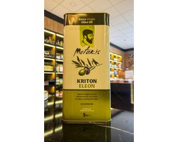 Motakis Kriton Eleon – Koudgeperste Extra Vierge Olijfolie – 100% Griekse Olijven – 5L – Premium Kwaliteit – Koroneiki