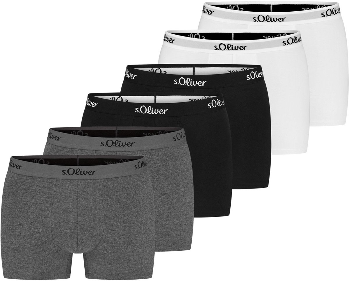 s.Oliver Heren retro short / pant 6 pack Basic