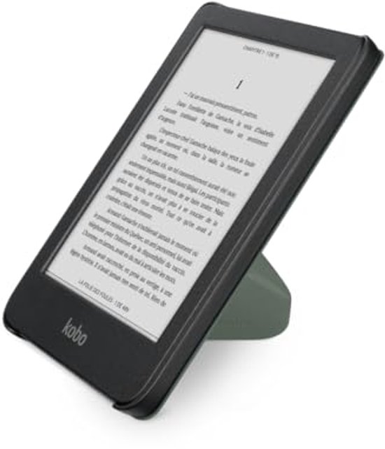 E-reader Hoes voor Kobo Clara Colour/BW - Misty Groene Vegan Leer met Slaap/Wake Functie en 2-Weg Stand van Merkloos — afbeelding 3