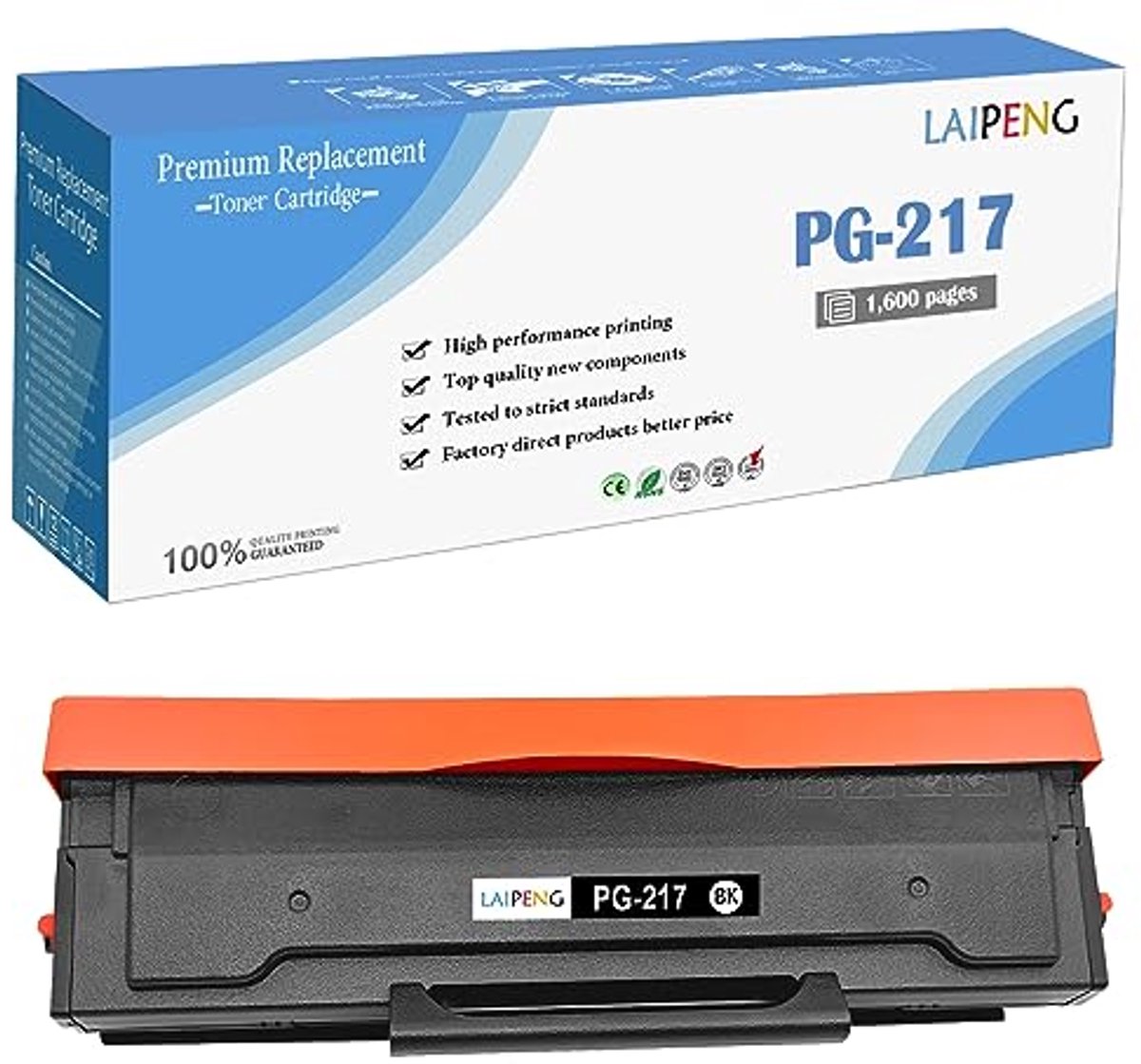 Compatibele PG-217 Tonercartridge voor P2200 Series - Hoge Capaciteit tot 1600 Pagina's - Zwart