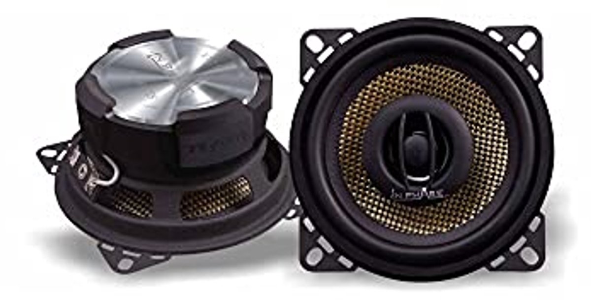 160W Coaxiaal Luidsprekersysteem voor Auto - 4" Hoogwaardige Geluidskwaliteit