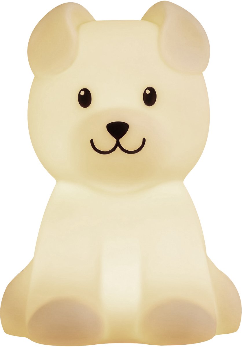 Babiem® Bibi - Nachtlampje - Kleur Tikfunctie - Oplaadbaar - Nachtlamp Kinderen - 5 Standen - Incl. Usb C Kabel - Hond