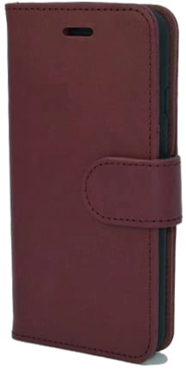 PU Wallet Deluxe Galaxy for S25 Edge Red Wine