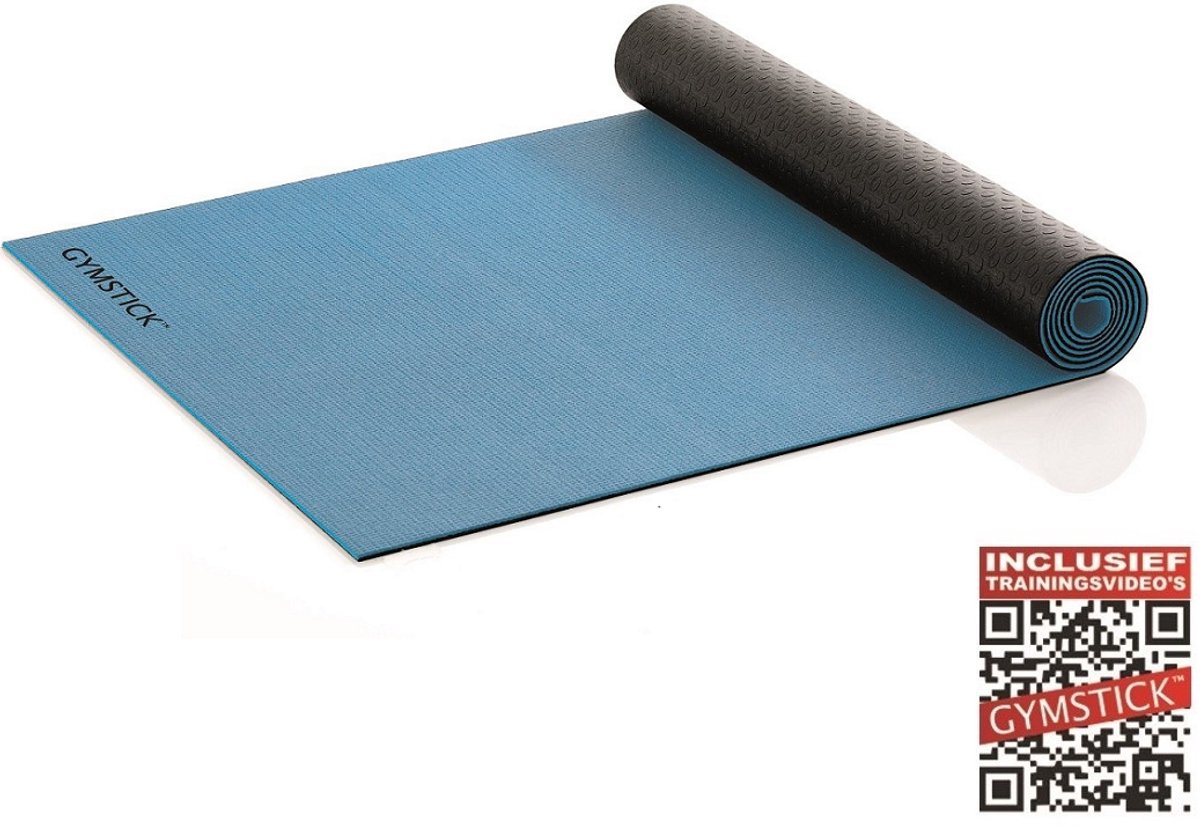 Gymstick Active 2-Tone Fitnessmat - Yogamat - Sportmat -  Met Online Trainingsvideo's