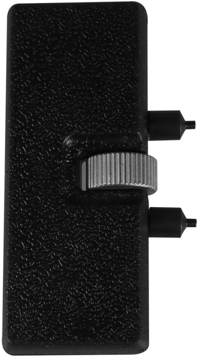 Horlogekastverwijderaar voor horloges Verstelbare horloge-opener met houder Horlogereparatiegereedschap Professionele horlogemakeraccessoires voor precieze reparaties, zwart