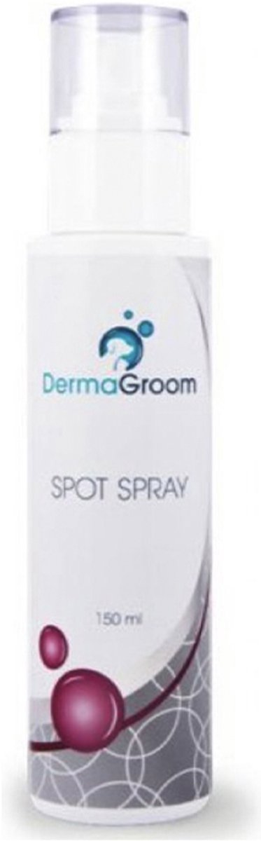 spot spray van dermagroom 150 ml - milde en grondige reiniging van aangedane huid bij honden,katten, paarden, konijnen en knaagdieren