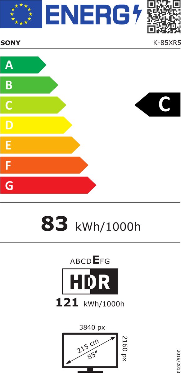 Sony Bravia 5 - 85 inch - 4K XR | MiniLED - 2025 - afbeelding 2