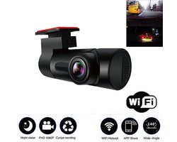 Auto DVR Achteruitrijcamera Parkeerbewaking Recorder G-sensor 140° Groothoek