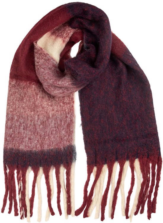 Écharpe d'hiver Clayre & Eef Femme 50x210 cm Rose Textile