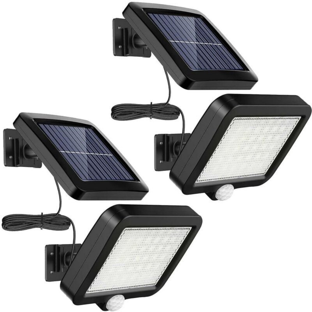 TOVBMUP Solarlamp - Buitenlamp op zonne-energie - Solar LED-spot - Superheldere solarlamp 