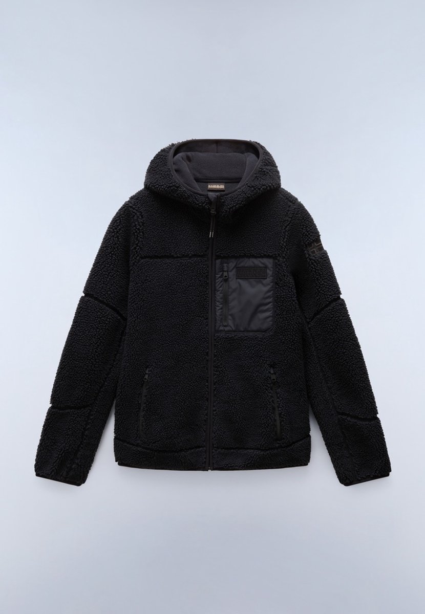 Napapijri Damen Fleecehoodie Yupik Og H NP0A4I54 -XS Zwart