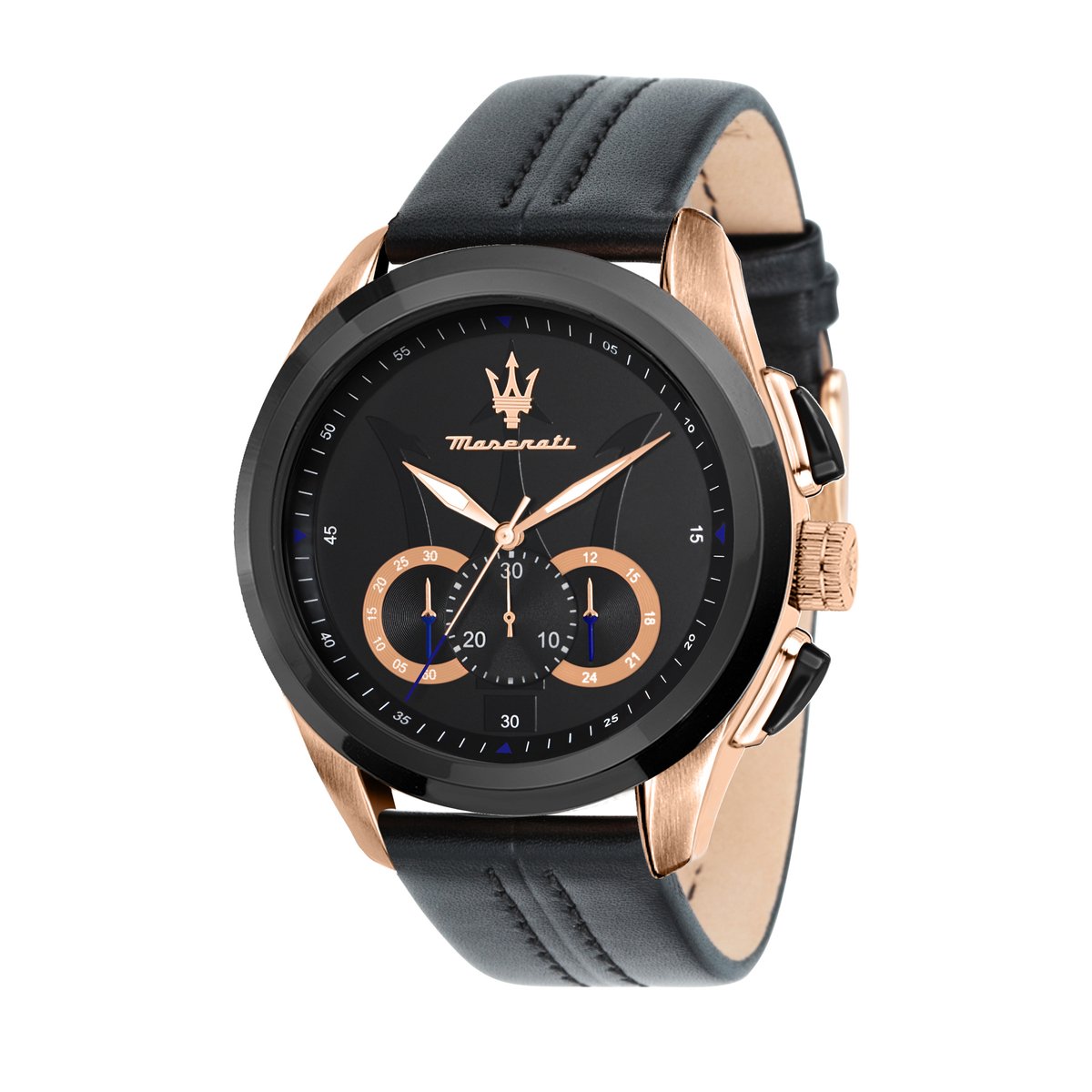 Maserati - Heren Horloge Traguardo R8871612027 - Zwart