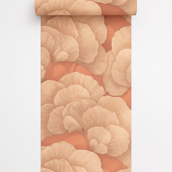 Dutch Wallcoverings - Renaissance - Coral/Or - RE521016