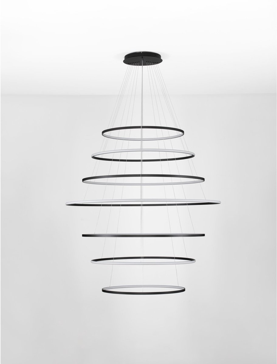 Lyora Design hanglamp Maelo zwart Ø 150cm - 9130644