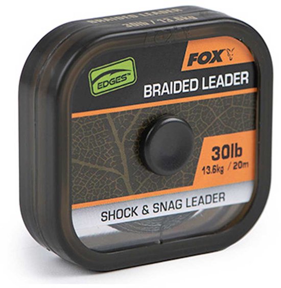 Fox Naturals Braided Leader - 20 m - 13,6 kg van Fox — afbeelding 3