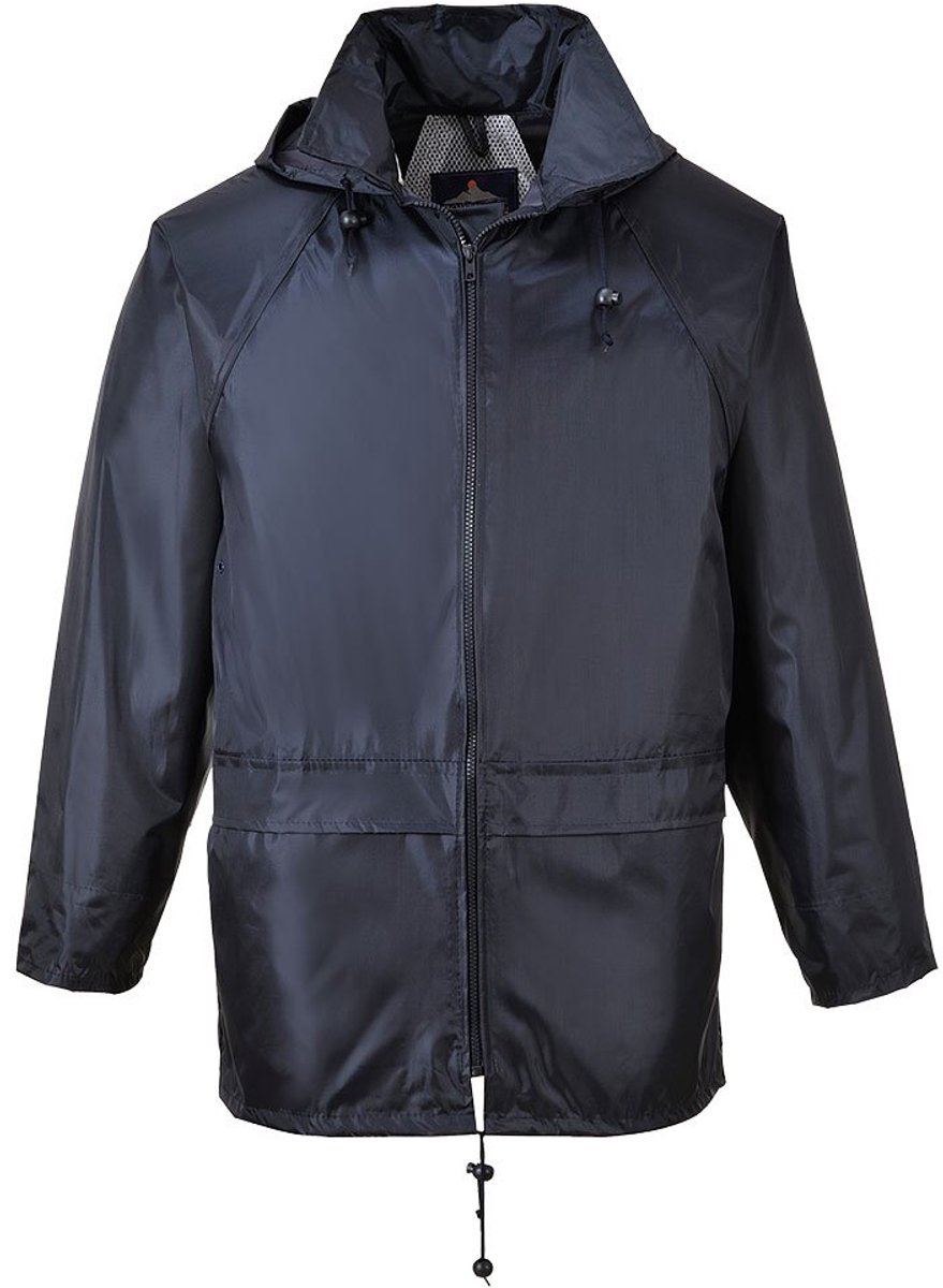 Portwest Klassieke Volwassen Regenjas S440 Marine Blauw