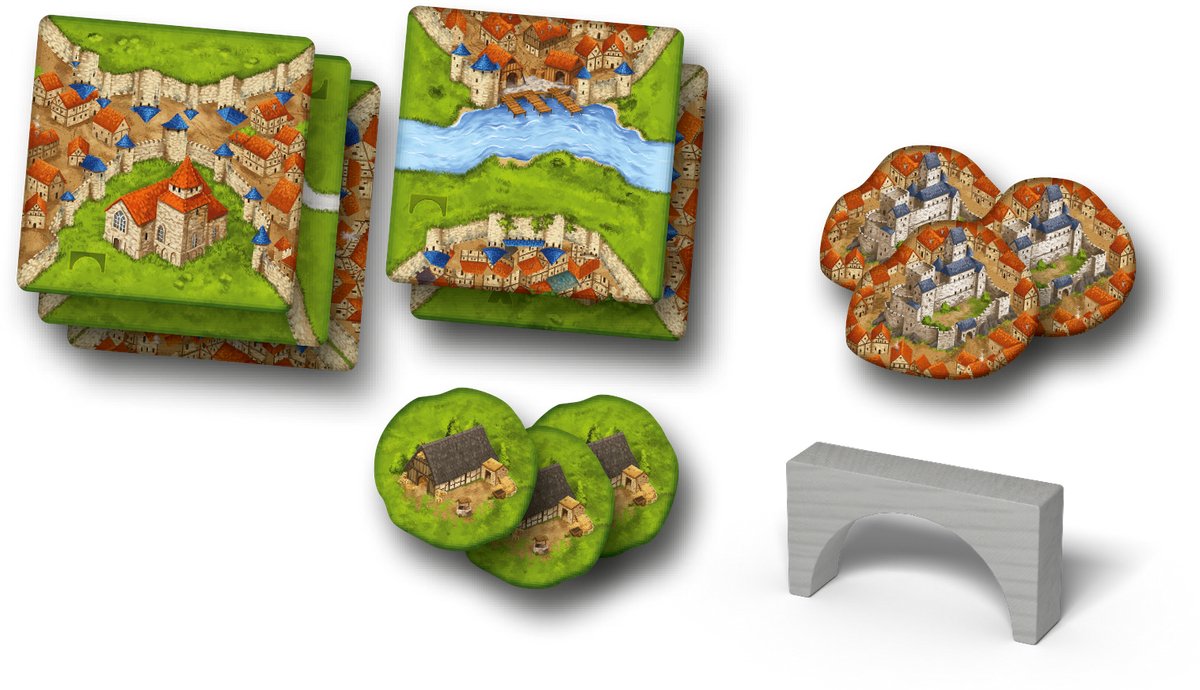 999 Games - Carcassonne: Burchten & Bruggen - Uitbreiding 8 - Nieuwe Versie - NL - EN — afbeelding 7