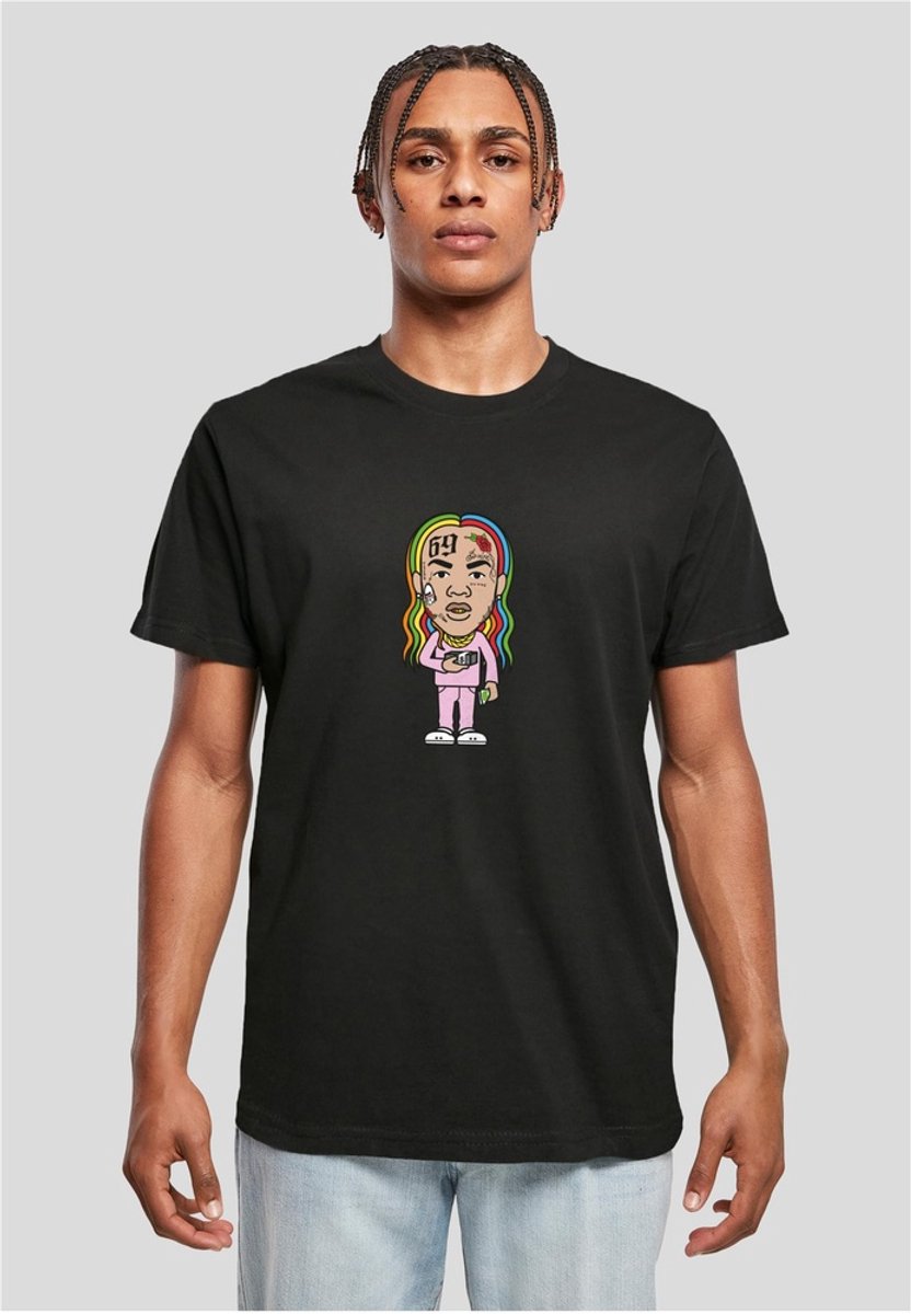 Mister Tee Bushwick Sketch Heren Tshirt M Zwart