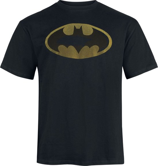 Batman Logo - Dots Heren T-shirt - zwart - S