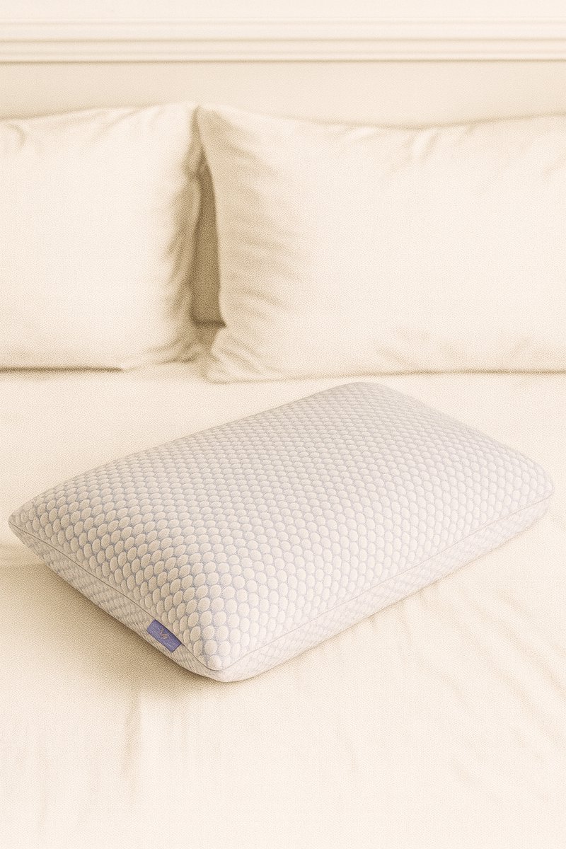 Mevaz Smart Pillow – Bamboe Hoofdkussen – Koel & Ademend – Silky Ice Fabric – Ergonomisch & Comfortabel