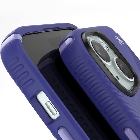 Speck, Estuche Presidio2 Grip Click-Lock para Convient pour Apple iPhone 15 Plus/14 Plus, Blauw