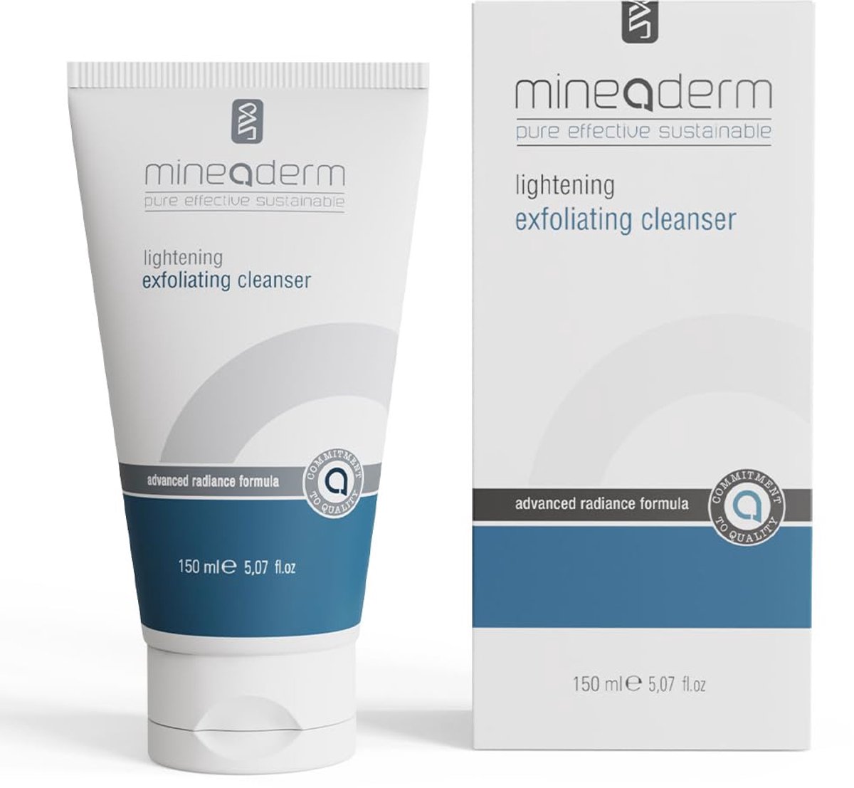 Mineaderm Gentle Facial Scrub with Plant Extracts – Exfoliating Cleanser for a Radiant, Even Complexion – With Green Tea & Licorice Root – Moisturizing & Pore-Refining