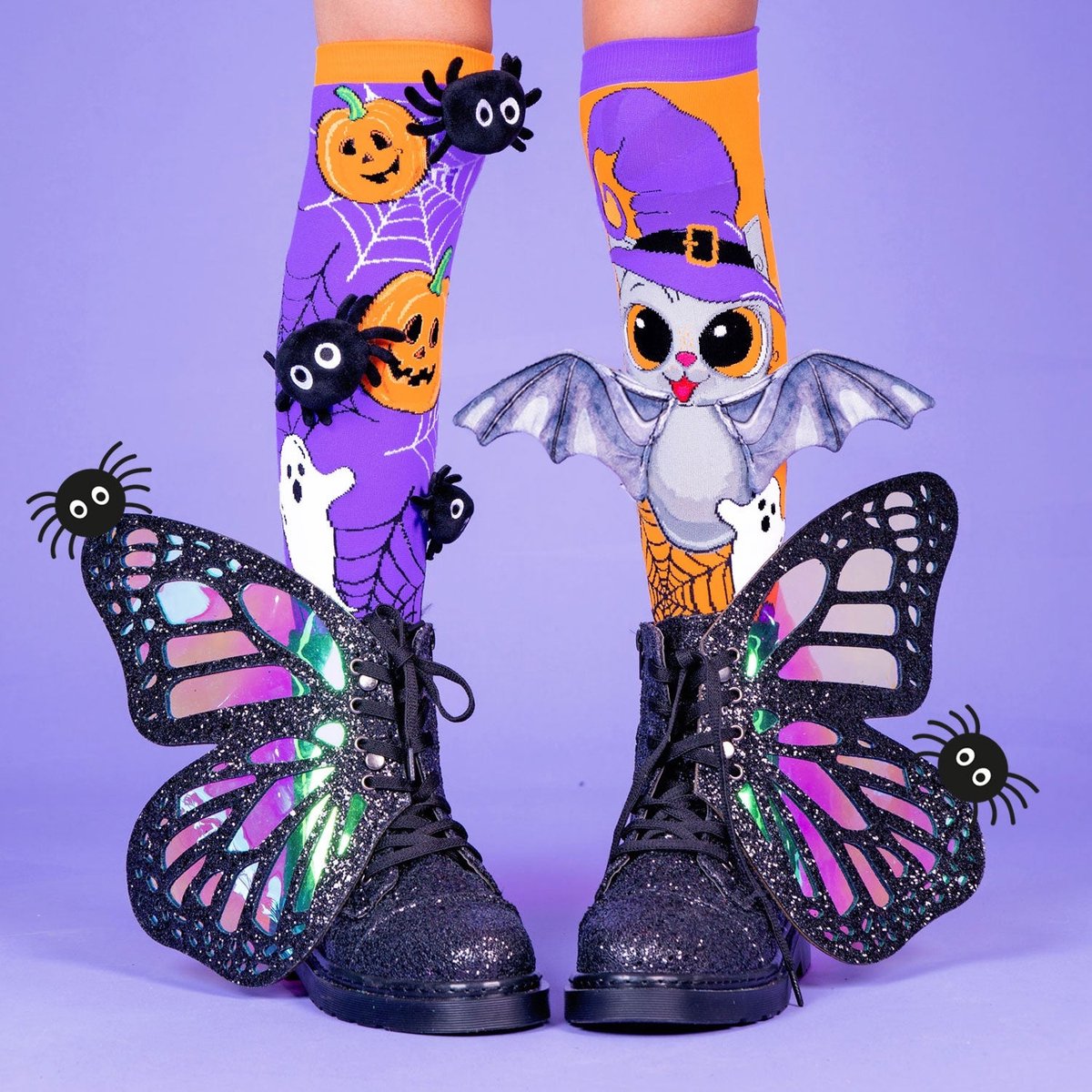 Halloween Sokken - Halloween Assecoires - Kinder Sokken - Vrolijke Sokken - Hoge Sokken One Size