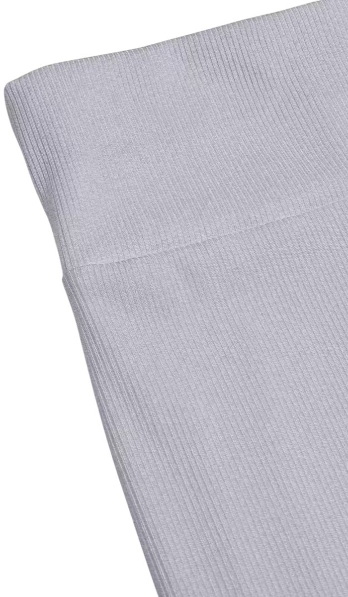 SparkNine Breezeflare dames legging - stijlvolle flare broek - L - grijs - lichtgewicht & ademend - hoge taille - flatterende pasvorm — afbeelding 4