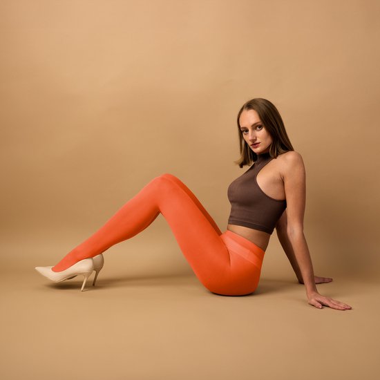 Merry Style Dames Panty - 40 DEN - Medium gloss - Polyamide - SS-Hiver-40 - Papaya - XS-S