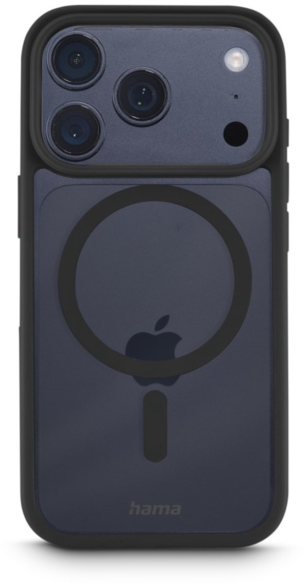 Hama hoesje geschikt voor Iphone 17 Pro - Frame Protect cover - Zwart