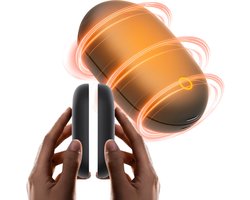 Herbruikbare oplaadbare handwarmer - elektrisch handwarmer - 4 warmte niveaus - handverwarmer - handwarmers fiets - voetwarmers - USB-C - noodpakket -