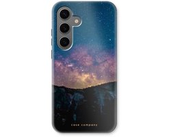 Case Company® - Hoesje geschikt voor Samsung Galaxy S24 hoesje - Travel to space - Tough Case - Maximale Bescherming alle Kanten en Schermrand