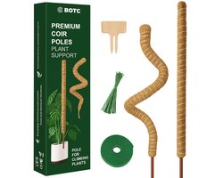 BOTC Mosstok voor Planten - 6-Delig - Plantenstok - Plantensteun - Perfect voor Monstera, Pothos en Meer