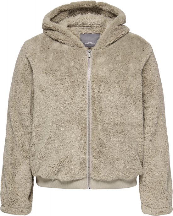 ONLY CARMAKOMA CARNEWANNA CONTACT SHERPA JACKET OTW Veste Femme - Taille L-50/52