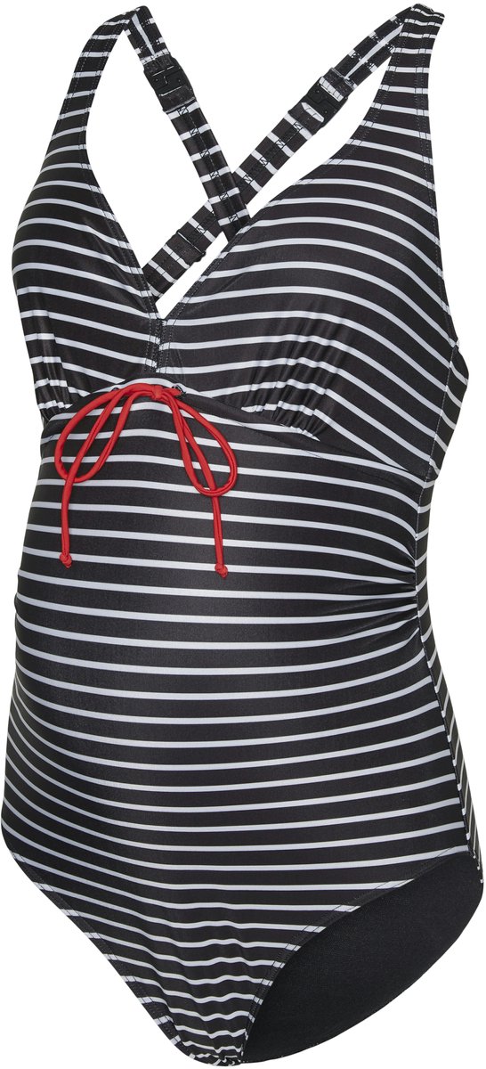 MAMALICIOUS - MLNEWJOSE STRIPE SWIMSUIT RECYCLED A. - Dames - Badpakken